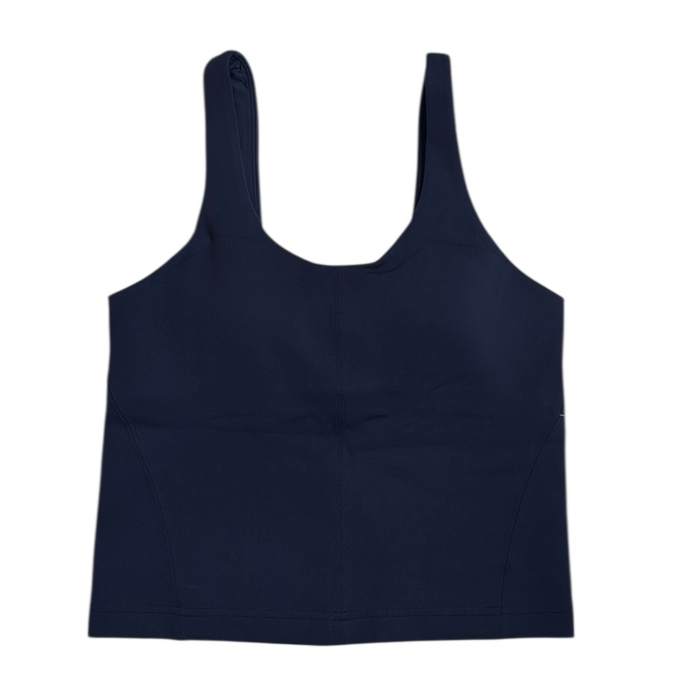 Lululemon glow up tank size 6  Peloton Navy Blue Tank Top